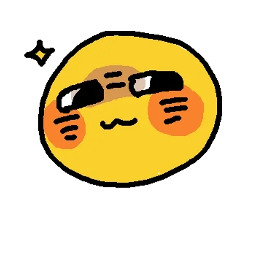 🤩 Стикер «Emoji Cute» для Telegram