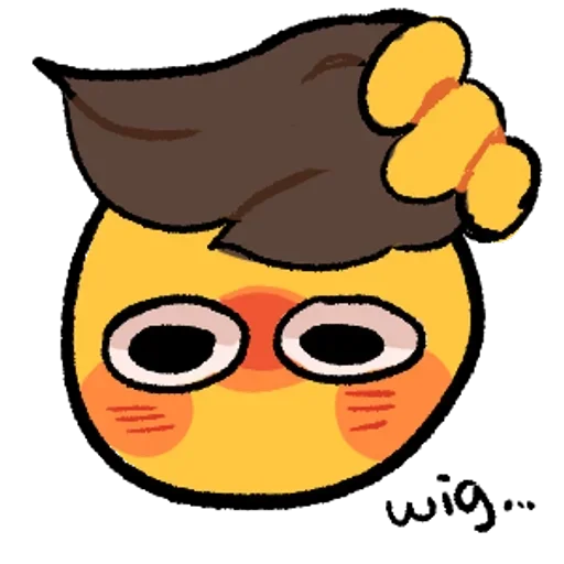 🤭 Стикер «Emoji Cute» для Telegram