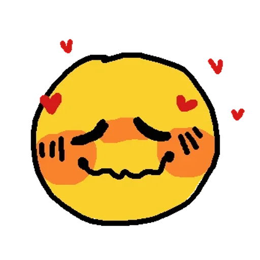 🥰 Стикер «Emoji Cute» для Telegram