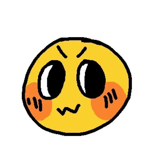 😣 Стикер «Emoji Cute» для Telegram