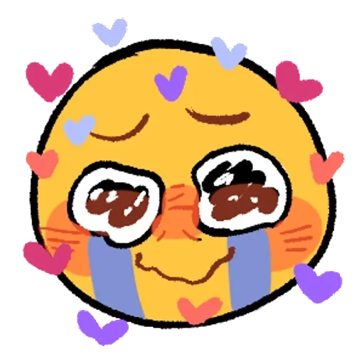 🥹 Стикер «Emoji Cute» для Telegram