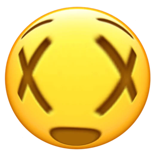 😵 Стикер «ужас» для Telegram