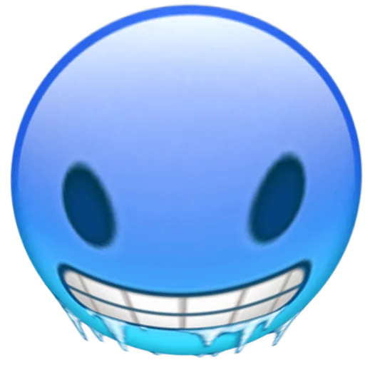 🥶 Стикер «ужас» для Telegram