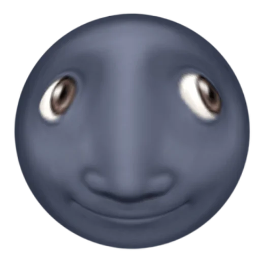 🌚 Стикер «ужас» для Telegram