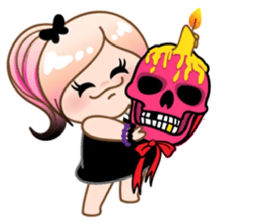 🎂 Стикер «eMo GirLz» для Telegram
