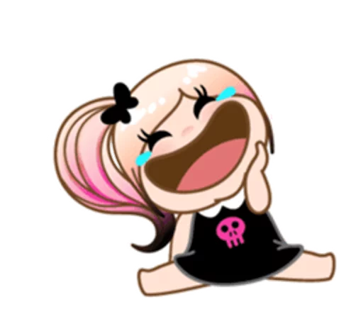 😃 Стикер «eMo GirLz» для Telegram