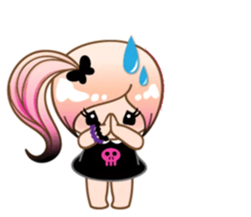 🙏 Стикер «eMo GirLz» для Telegram
