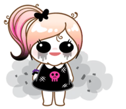 👽 Стикер «eMo GirLz» для Telegram