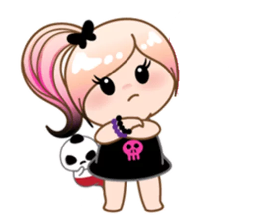 😾 Стикер «eMo GirLz» для Telegram