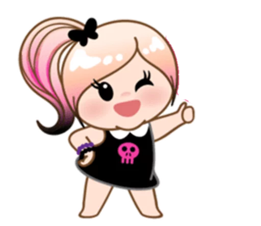 👍 Стикер «eMo GirLz» для Telegram