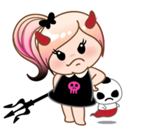 😤 Стикер «eMo GirLz» для Telegram