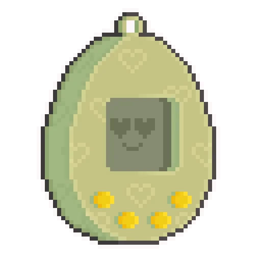 😍 Стикер «pixel_tamagochi» для Telegram