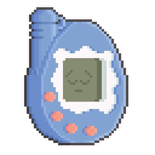 😔 Стикер «pixel_tamagochi» для Telegram
