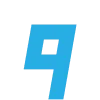 9️⃣ Эмодзи «Голубые буквы, таблички» для Telegram