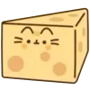 Стикер 20 🤩 pusheen - кот пушин в виде еды
