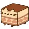 Стикер 12 🤩 pusheen - кот пушин в виде еды