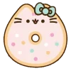 Стикер 31 🤩 pusheen - кот пушин в виде еды