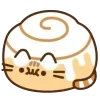 Обложка набора 🤩 pusheen - кот пушин в виде еды