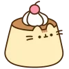 Стикер 3 🤩 pusheen - кот пушин в виде еды