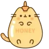 Стикер 22 🤩 pusheen - кот пушин в виде еды
