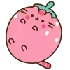 Стикер 36 🤩 pusheen - кот пушин в виде еды