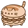 Стикер 42 🤩 pusheen - кот пушин в виде еды