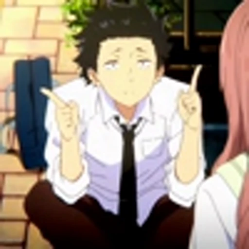 😜 Эмодзи «A Silent Voice movieФорма голоса Фильм» для Telegram
