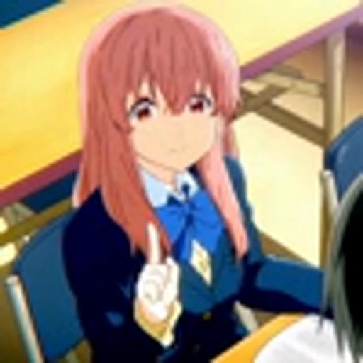 😉 Эмодзи «A Silent Voice movieФорма голоса Фильм» для Telegram