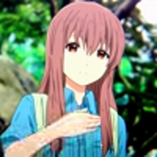 😌 Эмодзи «A Silent Voice movieФорма голоса Фильм» для Telegram