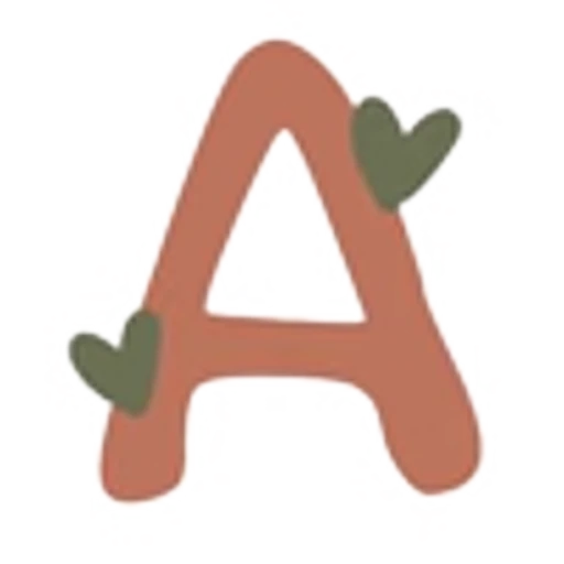 Эмодзи «Анимированные коричневые буквы и иконки» для Telegram — обложка
