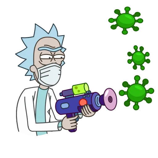 🦠 Эмодзи «⠀⠀ ⠀ ⠀Рик и Морти» для Telegram