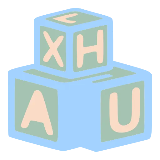 😚 Эмодзи «Зелёные буквы, векторные» для Telegram