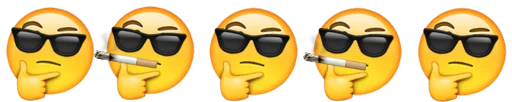 🤔 Стикер «Emoji combination??» для Telegram