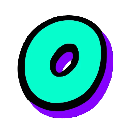 🩵 Эмодзи «Бирюзовые буквы и эмодзи» для Telegram