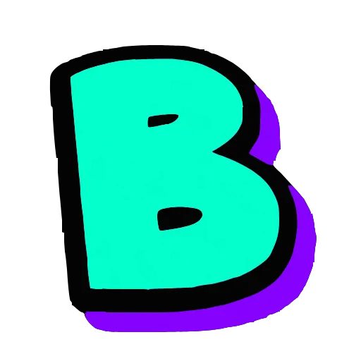 🩵 Эмодзи «Бирюзовые буквы и эмодзи» для Telegram