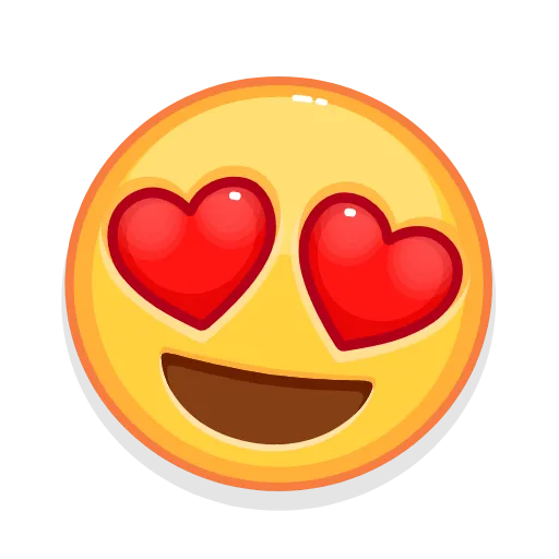 😍 Стикер «Love Emoji» для Telegram