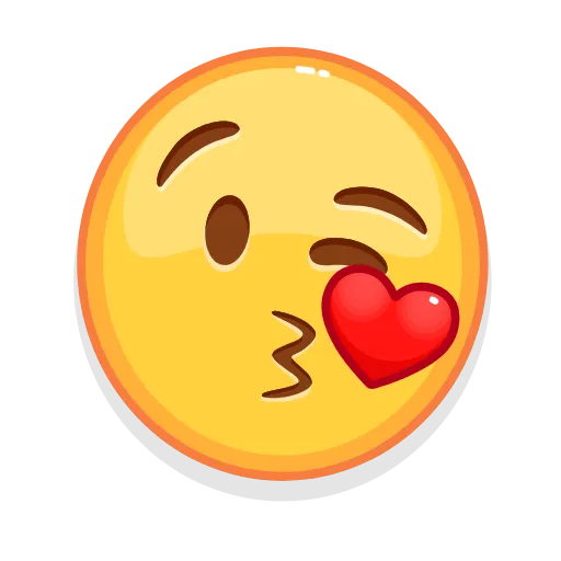 😘 Стикер «Love Emoji» для Telegram