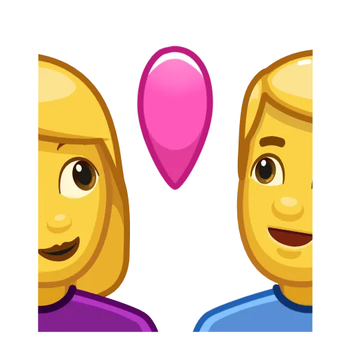 👩‍❤️‍👨 Стикер «Love Emoji» для Telegram