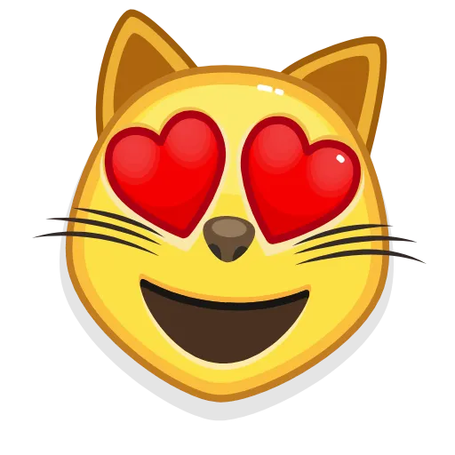 😻 Стикер «Love Emoji» для Telegram