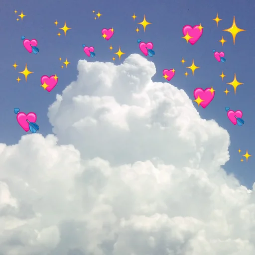 💖 Стикер «emoji in the sky» для Telegram