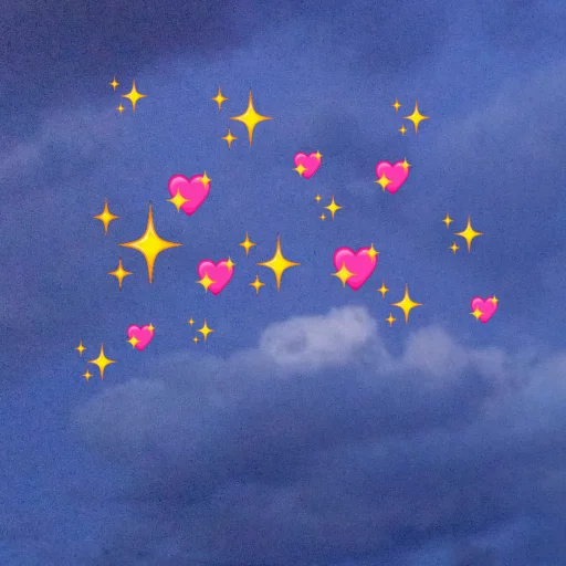 💖 Стикер «emoji in the sky» для Telegram