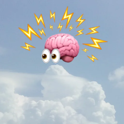 👀 Стикер «emoji in the sky» для Telegram