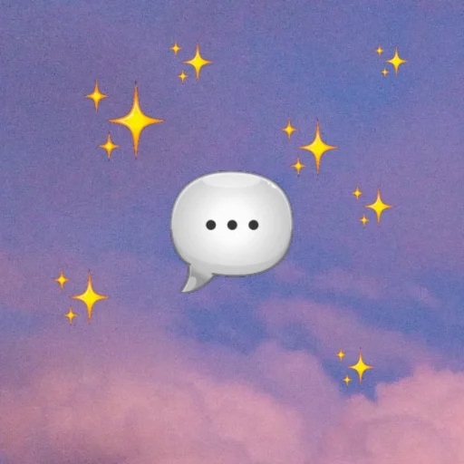 💬 Стикер «emoji in the sky» для Telegram