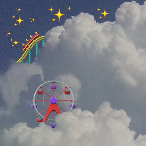 🎡 Стикер «emoji in the sky» для Telegram