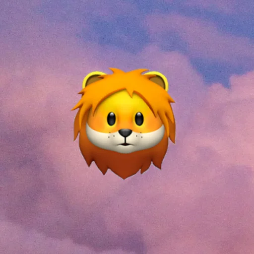🦁 Стикер «emoji in the sky» для Telegram