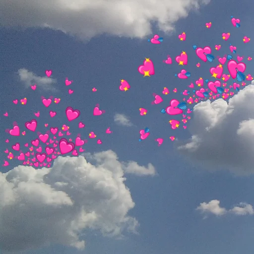 💖 Стикер «emoji in the sky» для Telegram