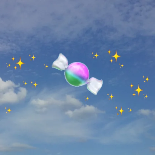 🍬 Стикер «emoji in the sky» для Telegram