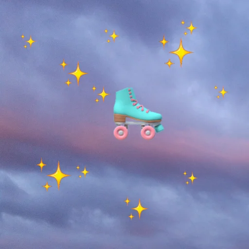 🛼 Стикер «emoji in the sky» для Telegram