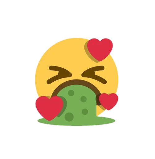 🤮 Стикер «Emoji Mashup» для Telegram