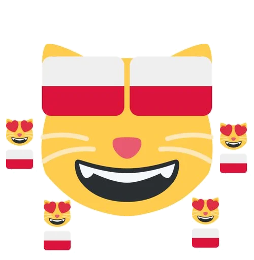 🇵🇱 Стикер «Emoji Mashup» для Telegram